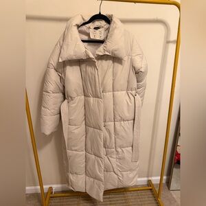 Puffit Beige Water-Resistant Jacket